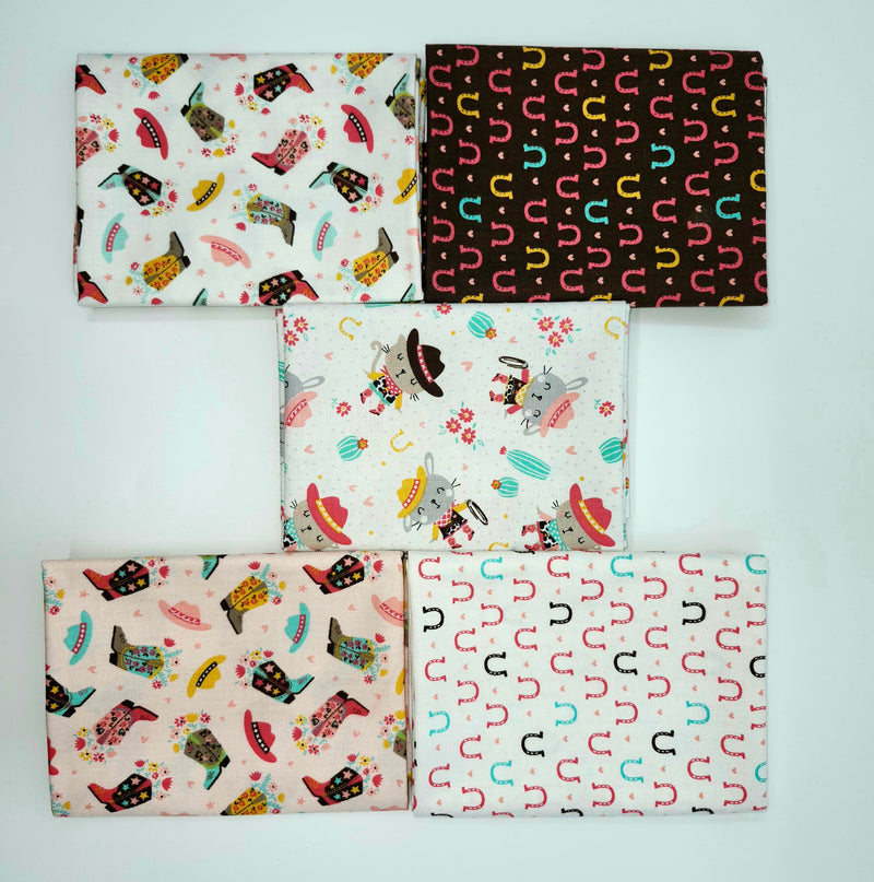 From Bow To Boot - 5 Fat Quarters