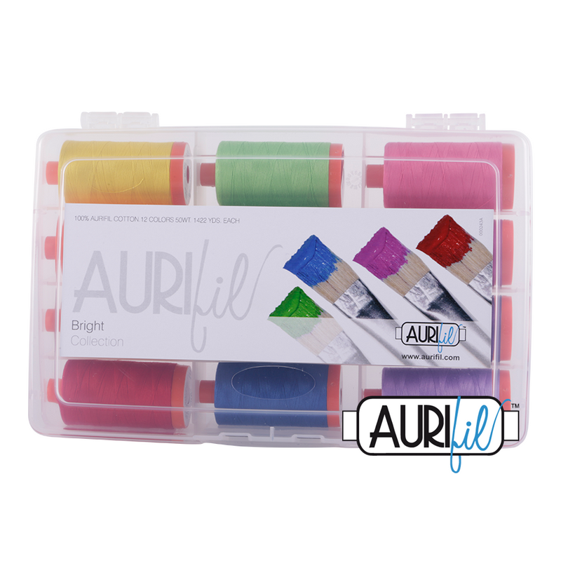 The Bright Collection - Aurifil 12 Large Spools Collection