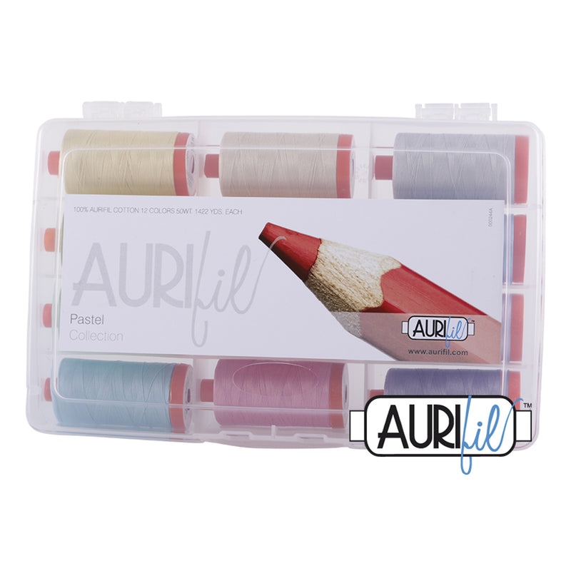 The Pastel Collection - Aurifil 12 Large Spools Collection