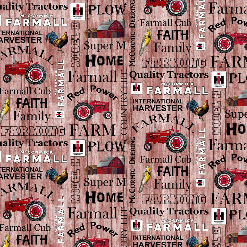 Farmall - Red Hometown Life Words