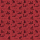 Farmall - Red Folk Art Toile