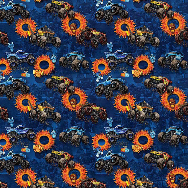 Monster Jam - Fire and Ice allover Cotton