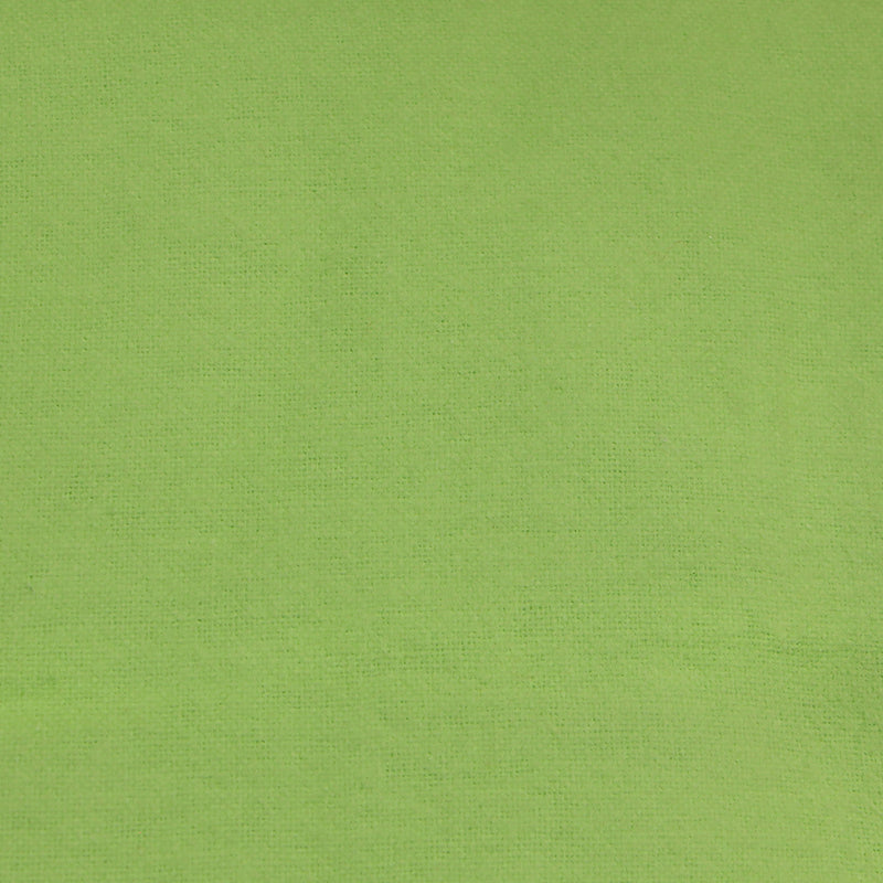 Solid Cotton Flannel - Kiwi