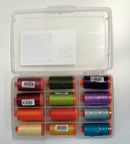 Aurifil 12 Large Spools + Storage