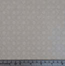 Horseshoes Blooms - White on Natural