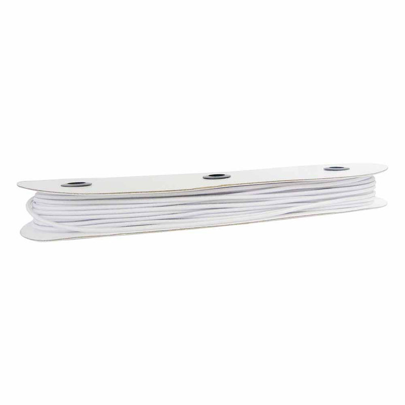 UNIQUE Elastic Cord 3.2mm x 35m - White