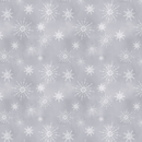 Let it Snow- Man ! -Snowflakes All Over Gray