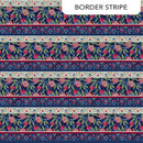 Pomegranate - Border Stripe