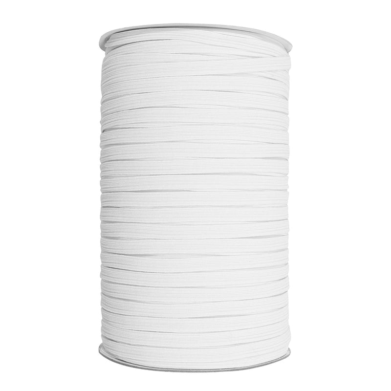 UNIQUE Braided Elastic 6mm (1⁄4″) - White