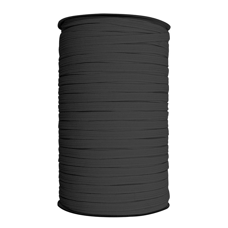 UNIQUE Braided Elastic 6mm (1⁄4″) - Black