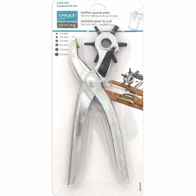 UNIQUE SEWING Rotary Leather Hole Punch - 6 sizes