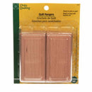 Wood Keyhole Slot Quilt Hangers