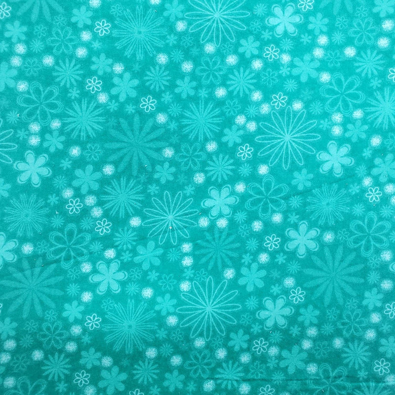 Flannel Flower Power - 108"