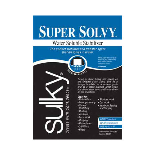 Paquet SULKY Super Solvy - blanc - 50 x 91cm (20″ x 36″)