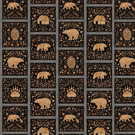 Crafted Cabin - Wood Stencil Tiles