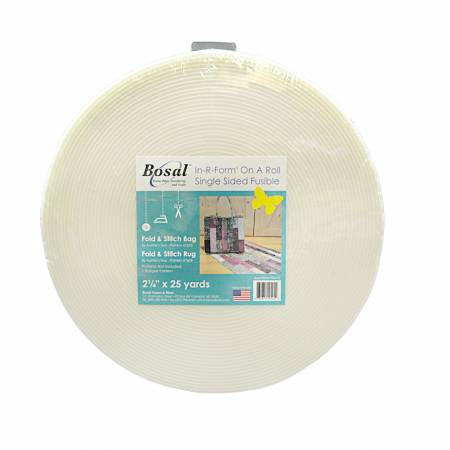 Bosal - In-R-Form Single Sided Fusible Stabilizer White 2-1/4in x 25yds
