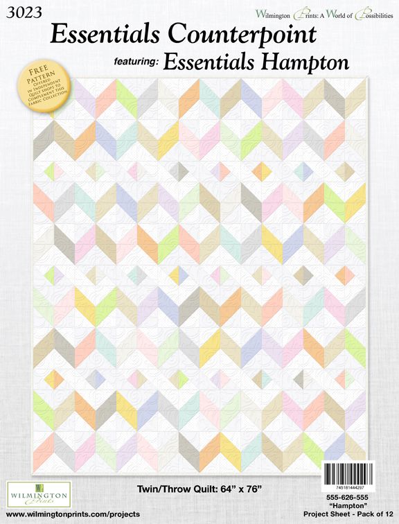 Essentials Hampton – Counterpoint Twin Quilt Project 3023