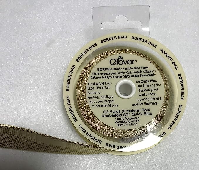 Fusible Border Bias Gold 3/4in x 6.5 yds