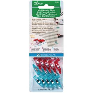Mini Wonder Clips - RED & BLUE - 20 Pieces