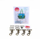 Essentials Tote Hardware Kit, Brass