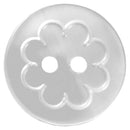 BUTTON BASICS 2 Hole Buttons - 15mm (5⁄8″) - 4 count