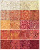 10in Squares Everbloom 42pcs, 2 Pieces of Each Print