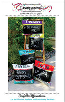 Confetti Affirmations Pillow Pattern