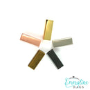 RECTANGULAR STRAP END CAPS (1" WIDE) (4 PACK)