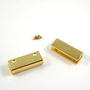 RECTANGULAR STRAP END CAPS (1" WIDE) (4 PACK)