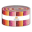 2.5in Strips Shimmer Basics - Bubble Gum/Tutti Fruiti, 40pcs/bundle