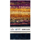 2.5in Strips, Geode Glow Batik, (40pc x 20 colors)