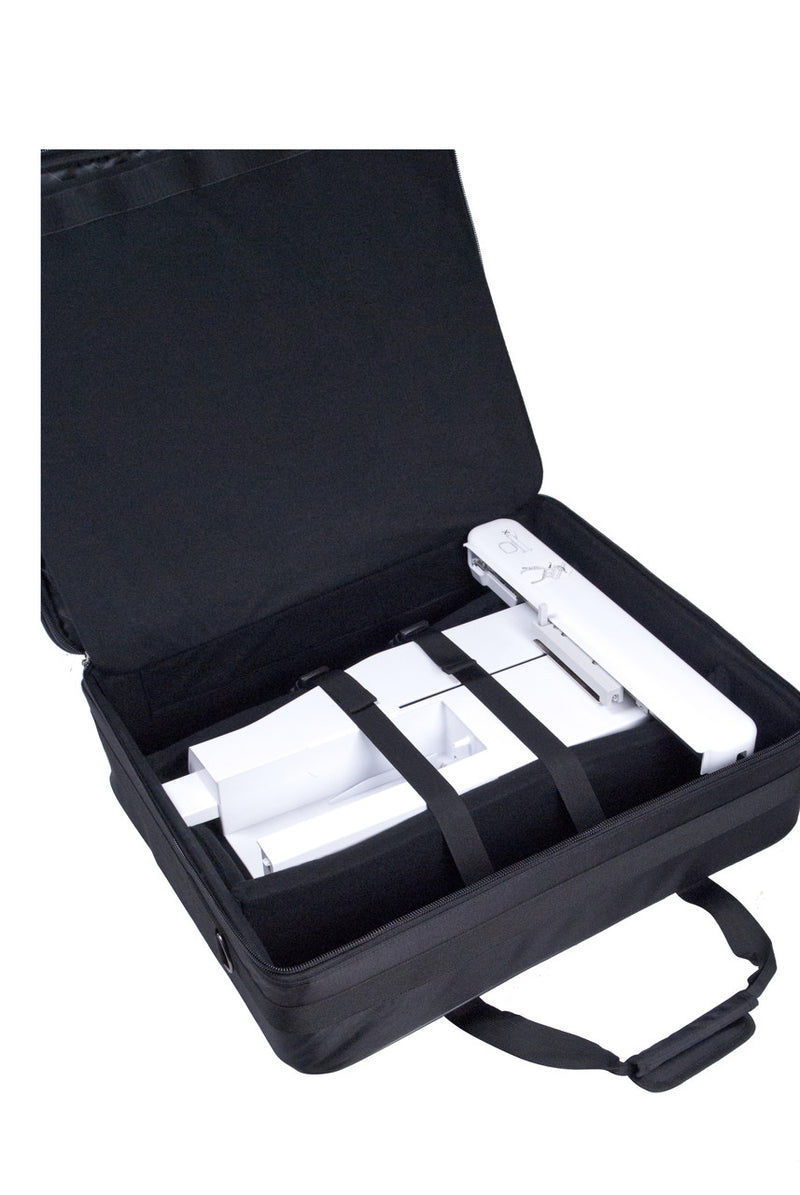 TUTTO Large Embroidery Module Bag- Daisies Gray