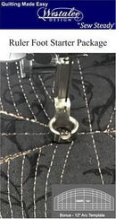 Pied pour règle à tige moyenne avec gabarit de 3 mm
