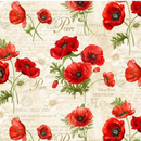 Poppy Passion - Poppy Floral & Text