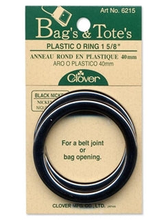 Clover Plastic O-Ring Black Nickel 1 5/8 inch