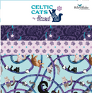 Celtic Cats 2.5in Strips, 40pcs/bundle