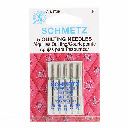 Schmetz Quilting Assortiment Sizes 11/75 & 14/90