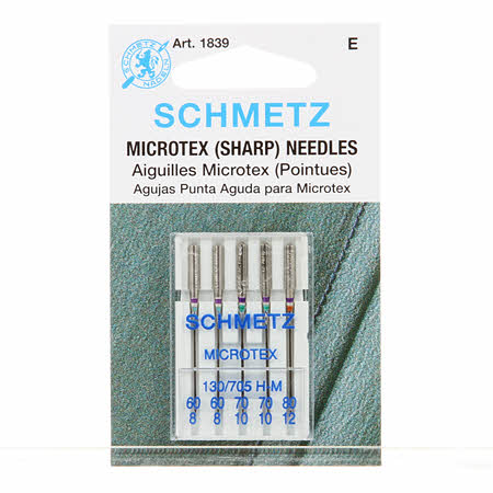 Schmetz Sharp / Microtex Assortiment Size 60/70/80