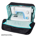 Sewing Machine Tote Bags - Black & Turquoise - 44 x 20 x 38cm