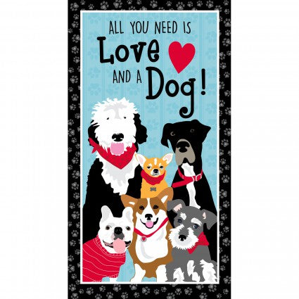 Must Love Dogs - All You Need Is Love And A Dog Panel