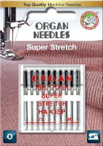 ORGAN NEEDLES - Super Stretch - 10 Assorted