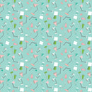 Office Furniture - Turquoise Get Lit Toss