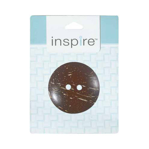 INSPIRE 2 Hole Button - 51mm (2″) - 1 count - Coconut