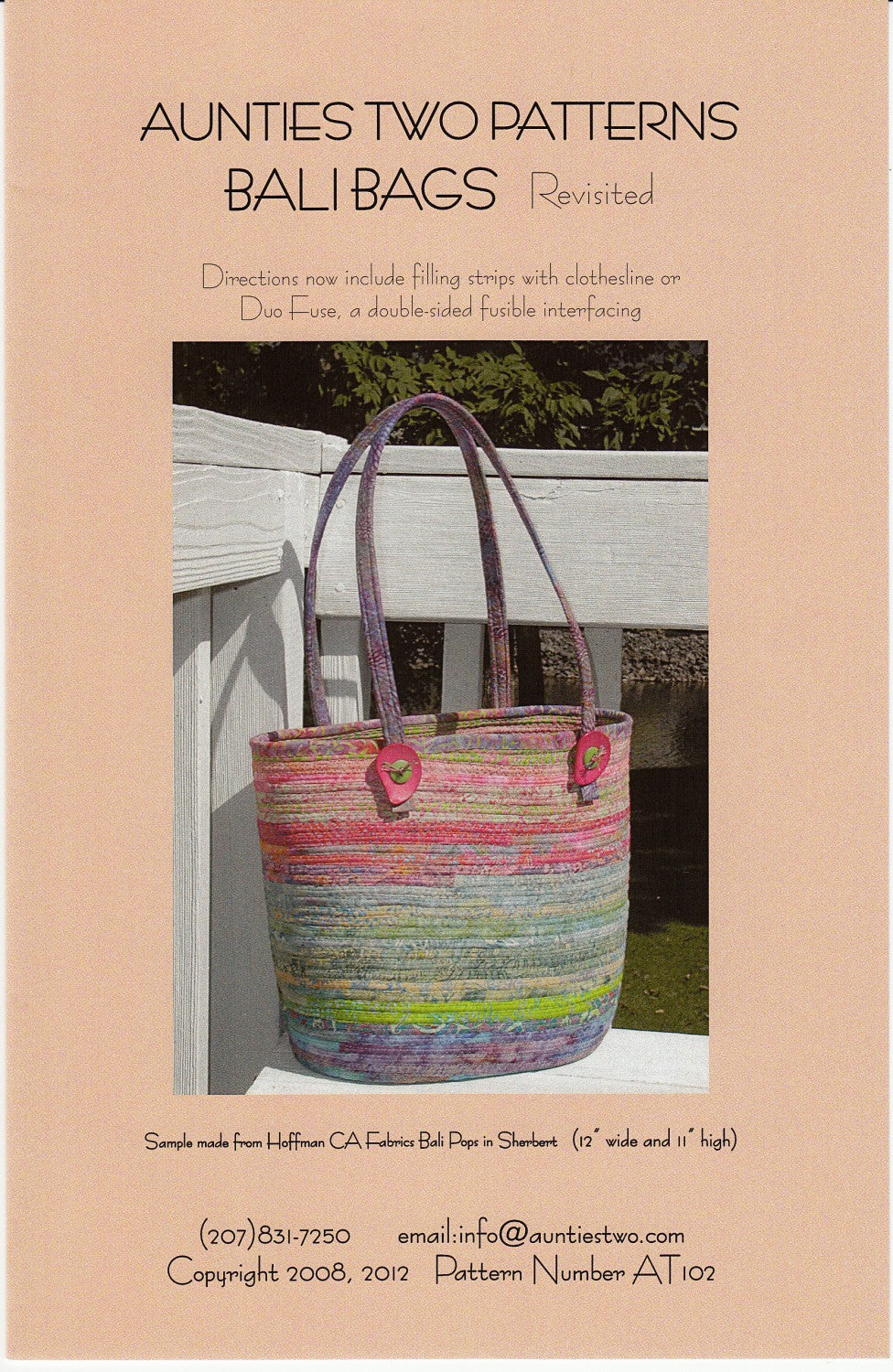 Balibags - Aunties Two Patterns #AT102