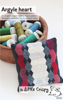 Argyle Heart - English Paper Piecing Bloc pattern