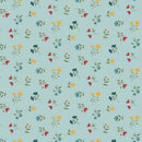 Ally's Garden Floral Aqua