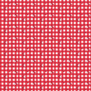 Cheerfully Red Ditzy Gingham White