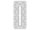 Line Grid 6 inch x 1/4 inch