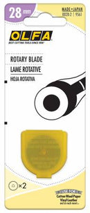 OLFA Lame rotative 28 mm - 2 ct