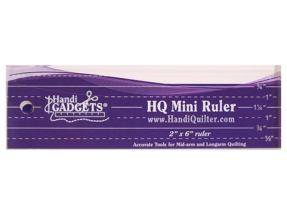 HQ Mini Ruler 2 inch x 6 inch -